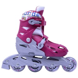 ΑΘΛΟΠΑΙΔΙΑ Adjustable Skates - Fuchsia Color Fuchsia, Size 39-42 002.1083/39/F 9985777001195