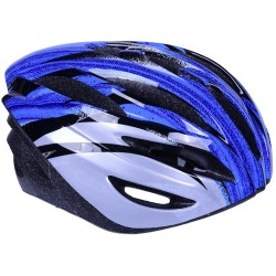 ΑΘΛΟΠΑΙΔΙΑ Adjustable Bicycle Helmet With Light - Blue Color Black-blue-white, Size Large: 56-59cm. 003.10006/MP/L 9985777001379