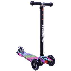 αθλοπαιδιά πατίνι scooter 3τροχο, με φωτιζόμενα ροδάκια, 13 002.61210/13 9985777002284