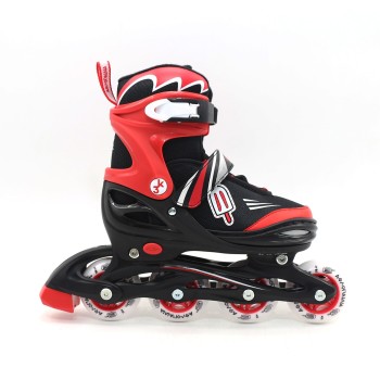 ΑΘΛΟΠΑΙΔΙΑ αυξομειούμενα inline/roller skates/παγοπέδιλα, 3 σε 1, για αγόρια χρώμα κόκκινο, μέγεθος 38-41 002.10320/A/38 9985777