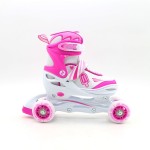ΑΘΛΟΠΑΙΔΙΑ Adjustable Inline/roller Skates/ice Skates, 3 in 1, for Girls, Fuchsia Color, Size 30-33 002.10320/K/30 9985777002635