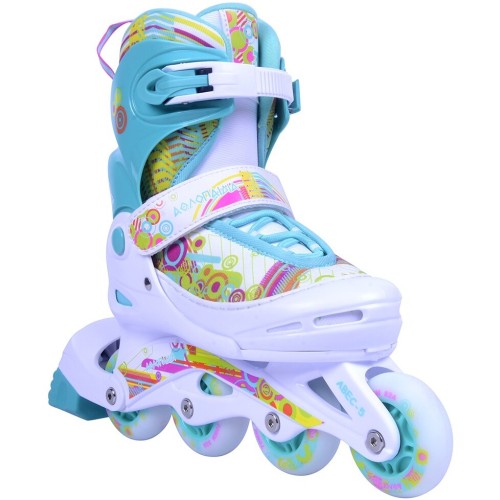 ΑΘΛΟΠΑΙΔΙΑ αυξομειούμενα inline skates - μέντα χρώμα μέντα, μέγεθος 38-41 002.1084/MN/38 9985777007289