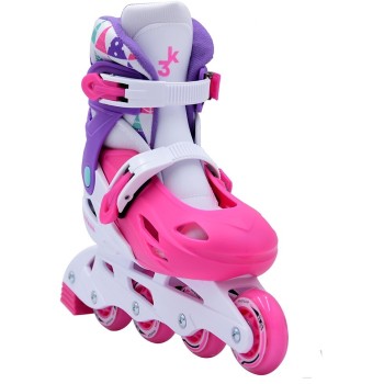 ΑΘΛΟΠΑΙΔΙΑ Adjustable Skates - Fuchsia/purple/white Color Fuchsia-purple-white, Size 39-42 002.1083/FPW/39 9985777007845