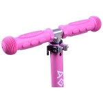 ΑΘΛΟΠΑΙΔΙΑ 3τροχο πατίνι scooter αναδιπλούμενο με φωτιζόμενη βάση και ροδάκια - φούξια 002.61214/FU 9985777008842