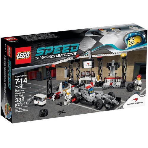 LEGO Speed Champions Mclaren Mercedes Πιτ Της Mclaren Mercedes 75911 5702015348416