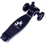 ΑΘΛΟΠΑΙΔΙΑ 3-wheel Foldable Scooter With Illuminated Base and Wheels - Black 002.61214/BL 9985777008835
