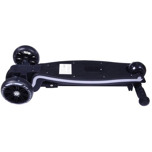 ΑΘΛΟΠΑΙΔΙΑ 3-wheel Foldable Scooter With Illuminated Base and Wheels - Black 002.61214/BL 9985777008835