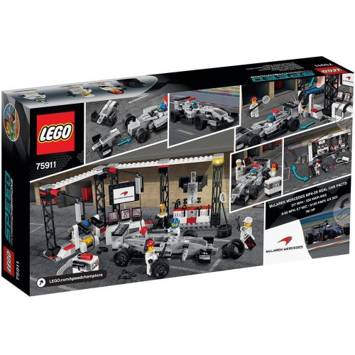 LEGO Speed Champions Mclaren Mercedes Πιτ Της Mclaren Mercedes 75911 5702015348416