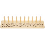 TOOKY TOY Hi Pando Ξύλινα Σφηνώματα Στοίβαξης Και Αρίθμησης HP038 6976831551629