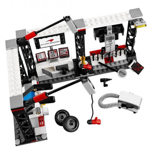 LEGO Speed Champions Mclaren Mercedes Πιτ Της Mclaren Mercedes 75911 5702015348416