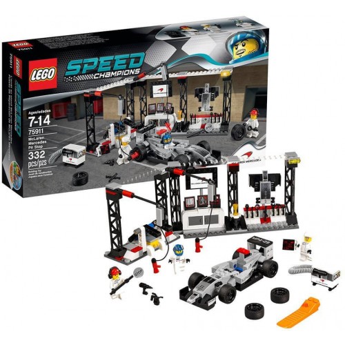 LEGO Speed Champions Mclaren Mercedes Πιτ Της Mclaren Mercedes 75911 5702015348416