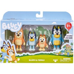 Giochi Preziosi Bluey & Family Figure Set (4 Figures) 13009 630996130094