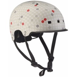 ΑΘΛΟΠΑΙΔΙΑ pop Plus Grey Dots Helmet - White Color White, Size Small/medium: 48-54cm. 18.301516/S 8020187944197