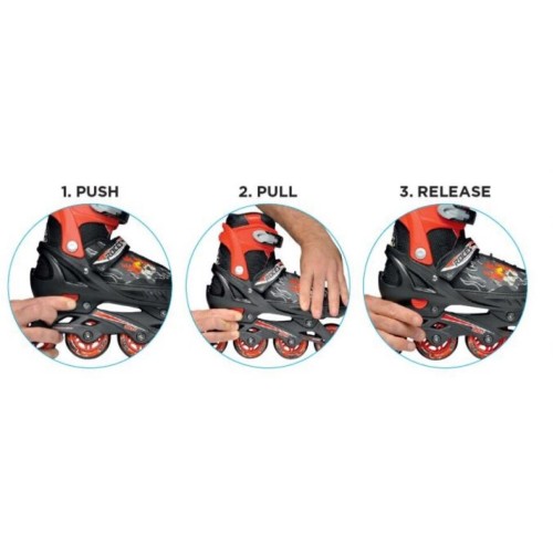 ΑΘΛΟΠΑΙΔΙΑ Jokey 3.0 Girl Inline Skates - Black/pink Color Black-pink, Size 30-33 18.400846/bp/30 8020187898292