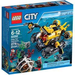 LEGO CITY Deep Sea Submarine Υποβρύχιο Της Βαθιάς Θάλασσας 60092 5702015350631