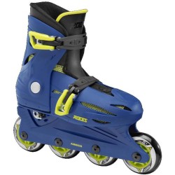 ΑΘΛΟΠΑΙΔΙΑ orlando 4.0 inline skates με προστατευτικά και κράνος - μπλε/λάιμ χρώμα μπλε-lime, μέγεθος 30-35 18.400833/ML/30 8020