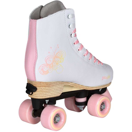 ΑΘΛΟΠΑΙΔΙΑ Classic Pale Rose Adjustable Roller Skates Color White-pink, Size 39-42 19.880329/39 4040333563793