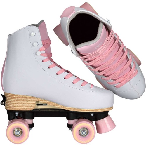 ΑΘΛΟΠΑΙΔΙΑ classic pale rose αυξομειούμενα roller skates χρώμα λευκό-ροζ, μέγεθος 39-42 19.880329/39 4040333563793