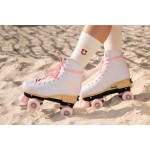 ΑΘΛΟΠΑΙΔΙΑ Classic Pale Rose Adjustable Roller Skates Color White-pink, Size 39-42 19.880329/39 4040333563793
