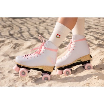 ΑΘΛΟΠΑΙΔΙΑ classic pale rose αυξομειούμενα roller skates χρώμα λευκό-ροζ, μέγεθος 39-42 19.880329/39 4040333563793