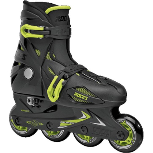ΑΘΛΟΠΑΙΔΙΑ Orlando iii Adjustable Inline Skates - Black/lime Color Black-lime, Size 30-35 18.400687/bl/30 8020187857558