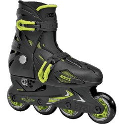 ΑΘΛΟΠΑΙΔΙΑ Orlando iii Adjustable Inline Skates - Black/lime Color Black-lime, Size 25-29 18.400687/bl/25 8020187857541