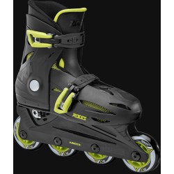 ΑΘΛΟΠΑΙΔΙΑ Orlando 4.0 Inline Skates With Protectors and Helmet, Black Lime Color Black, Size 30-35 18.400833/BL/30 802018789237