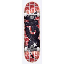ΑΘΛΟΠΑΙΔΙΑ dgk Complete Skateboard Scribble 7.25 - Red/black 011.HCM-1021-7.25 9985777003106