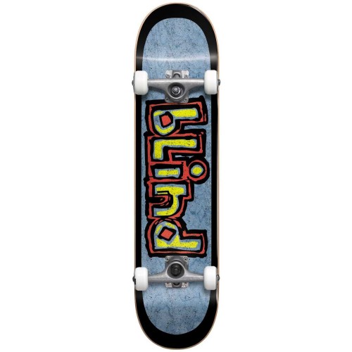 ΑΘΛΟΠΑΙΔΙΑ og box out fp Premium Complete Skateboard 7.625 - Black/blue 49.10511560/BLKBLU/7.625 194521052515