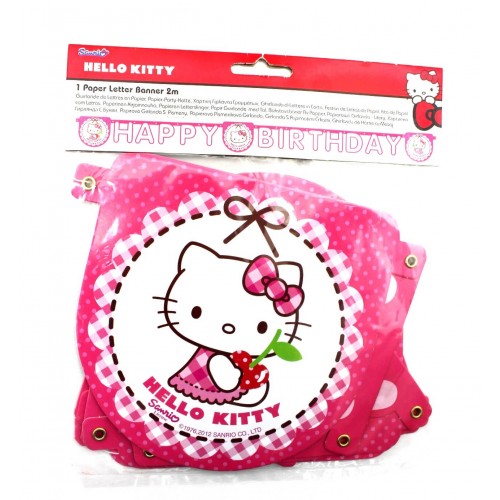 PROCOS Γιρλάντα Γραμμάτων Χάρτινη Hello Kitty Hearts 081799 5201184817995