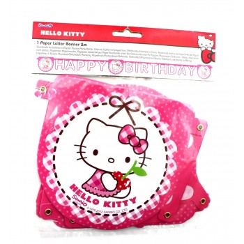 PROCOS Γιρλάντα Γραμμάτων Χάρτινη Hello Kitty Hearts 081799 5201184817995