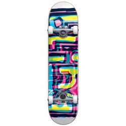 ΑΘΛΟΠΑΙΔΙΑ logo glitch fp yth complete skateboard 7.25 - λευκό 49.10511900Y/WHT/7.25 194521036997