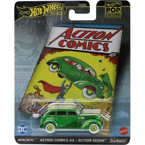 Mattel Hot Wheels Pop Culture Action Comics 1 - Action Sedan HXD63 / HVJ50 194735205332