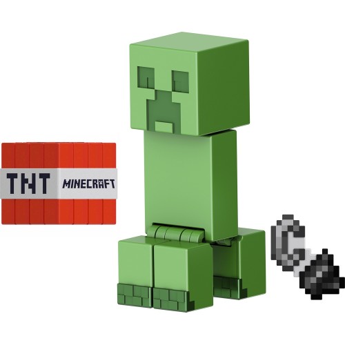 Mattel Minecraft Φιγούρες 8Εκ Creeper Core Figure Παιδική Φιγούρα Παιχνιδιού GTP08 / JCN29 194735273607