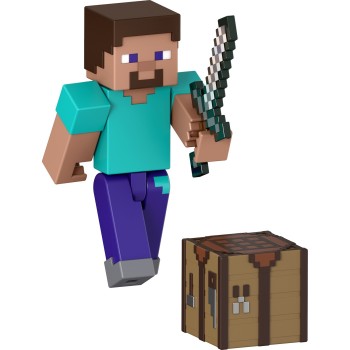 Mattel Minecraft Steve Core Figure GTP08 / JCN28 194735273546