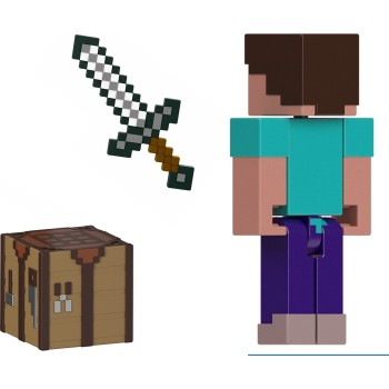 Mattel Minecraft Steve Core Figure GTP08 / JCN28 194735273546
