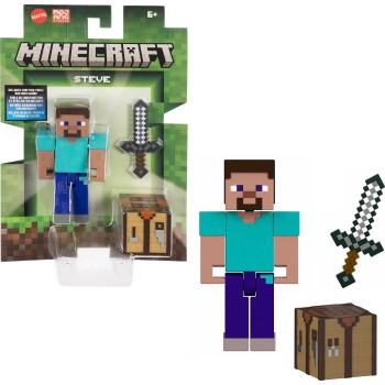 Mattel Minecraft Steve Core Figure GTP08 / JCN28 194735273546