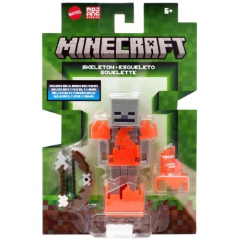 Mattel Minecraft Φιγούρες 8Εκ Skeleton Core Figure Παιδική Φιγούρα Παιχνιδιού GTP08 / JCN31 194735273447