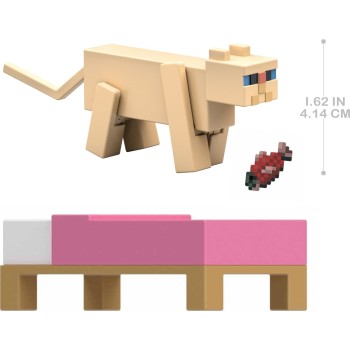 Mattel Minecraft Φιγούρες 8Εκ Persian Cat Core Παιδική Φιγούρα Παιχνιδιού GTP08 / JCN30 194735273560