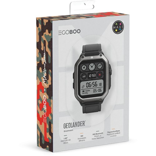 Egoboo Geolander Smartwatch Black MUGTX09BLK 5207244012133