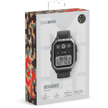 Egoboo Geolander Smartwatch Black MUGTX09BLK 5207244012133