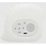 kiddoboo Night Light And Alarm Soundglow Dino KBJL826 11,3X8,5X11,5Cm White KBJL826 5207244013352