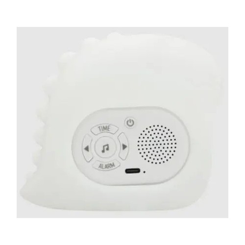kiddoboo Φωτάκι Νυκτός & Ξυπνητήρι Soundglow Dino KBJL826 11,3X8,5X11,5Cm Λευκό KBJL826 5207244013352