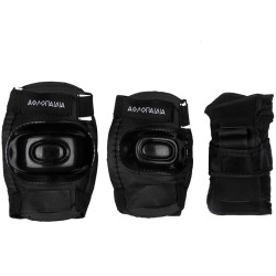 ΑΘΛΟΠΑΙΔΙΑ Series Childrens Protectors - Black Color Black, Size Small 003.10047/BLK/S 9985777003847