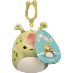 Jazwares Squishmallows 3.5" Clip On Hawk The Alien Plush JWSQ0338 196566451247