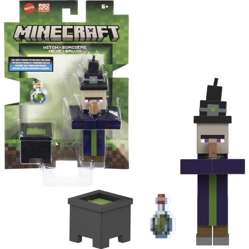 Mattel Minecraft Φιγούρες 8Εκ Witch Core Gtp08 Παιδική Φιγούρα Παιχνιδιού GTP08 / JCN32 194735273515