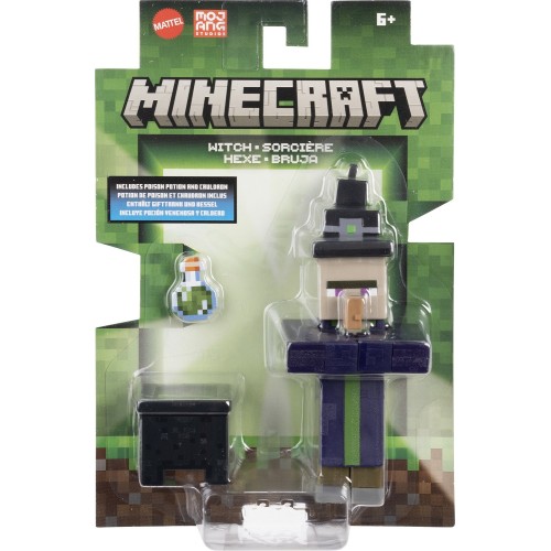 Mattel Minecraft Craft-A-Block Witch Core Figure GTP08 / JCN32 194735273515