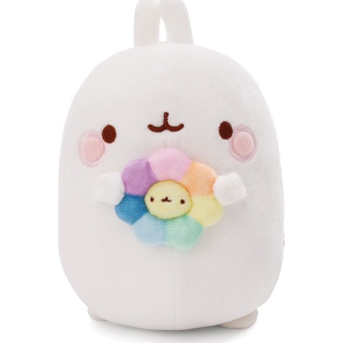 Nici Molang Plush With Colorful Flower In Gift Box (Molang) 24Cm NIC61165 4012390611656