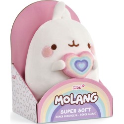 Nici Molang Plush With Colorful Heart In Gift Box (Molang) 24Cm NIC48225 4012390482256