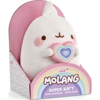 Nici Molang Plush With Colorful Heart In Gift Box (Molang) 24Cm NIC48225 4012390482256